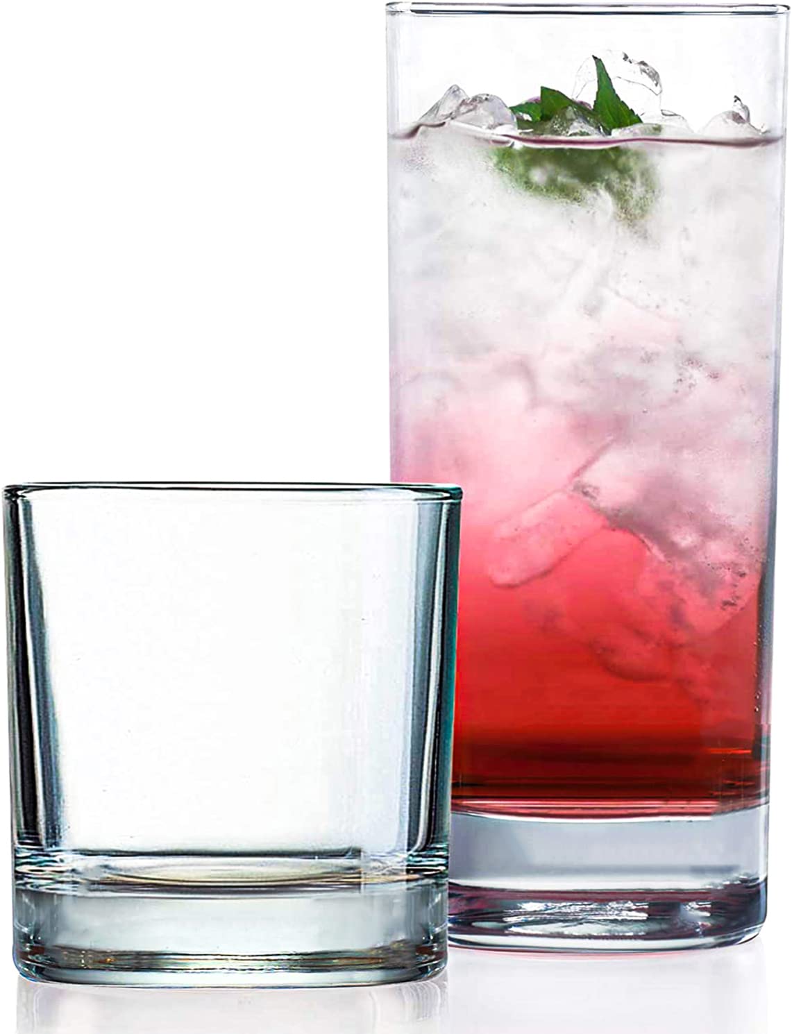Stemless Wine Glasses Set of 12